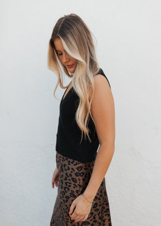 Jade Sweater Vest - Black
