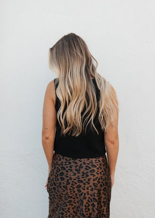 Jade Sweater Vest - Black