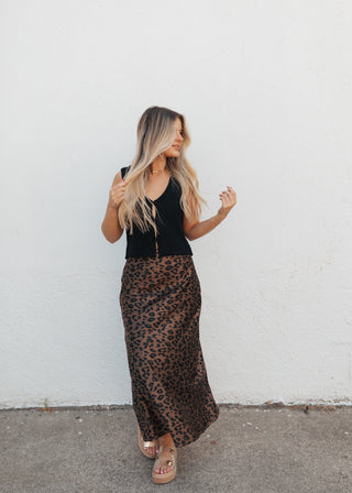 Harper Leopard Skirt