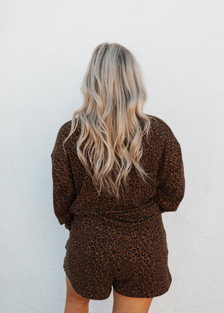 Cozy Leopard Set - Brown