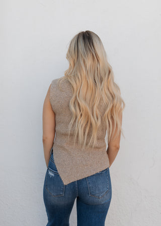 Hendrix Sweater Top - Mocha