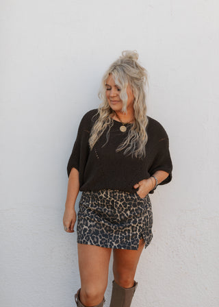 Lynlee Leopard Skort