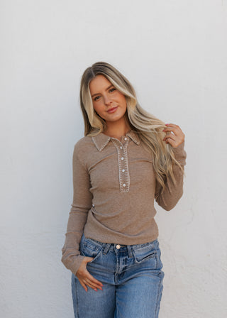Taytum Collar Top