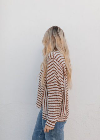 Teddy Stripe Top