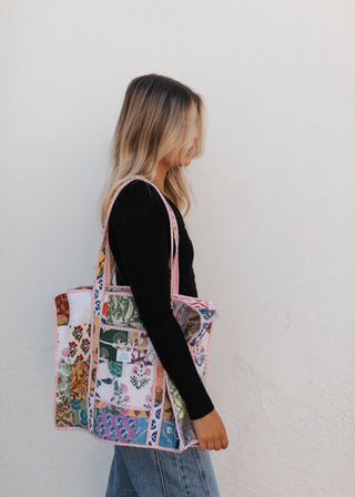Patchwork Quilted Tote