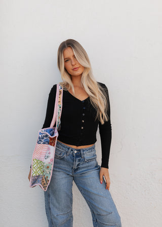 Patchwork Quilted Tote