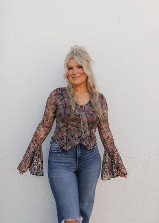 Autumn Blooms Top
