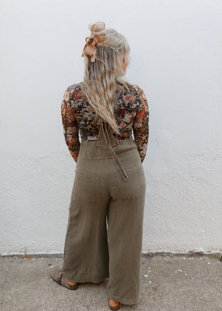 Zoe Jumpsuit - Olive Green