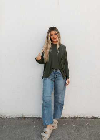 Riley Long Sleeve - Olive