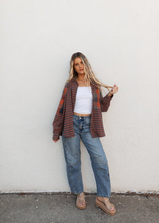 Demi Flannel - Vintage Rose