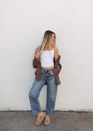 Demi Flannel - Vintage Rose