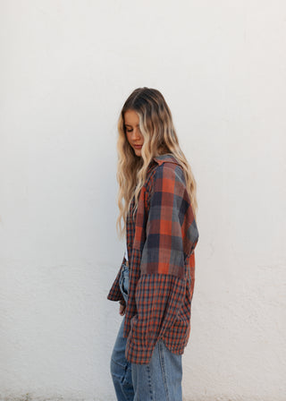 Demi Flannel - Vintage Rose