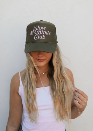 Slow Mornings Club Trucker
