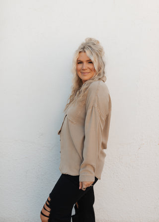 Work Week Top - Latte