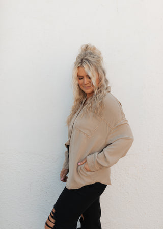 Work Week Top - Latte