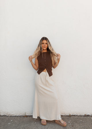 Kira Tank - Chocolate