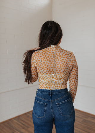 Golden Girl Mesh Top