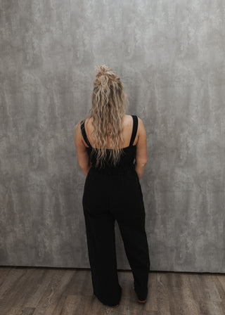 Piper Jumpsuit - Washed Black