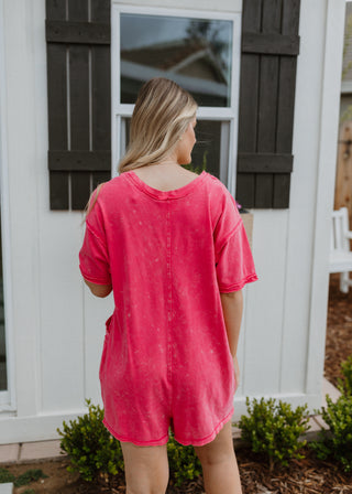 Parker Romper - Pink