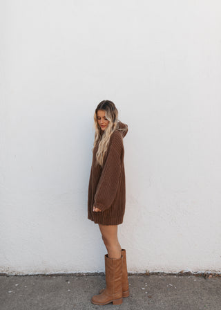 Preston Sweater Dress - Cocoa