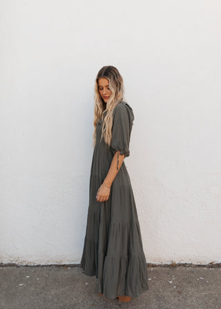 Val Dress - Olive