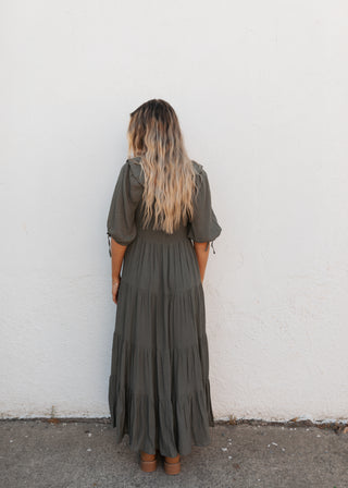 Val Dress - Olive