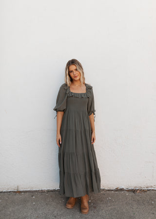 Val Dress - Olive
