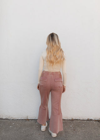 Lounge Around Pants - Mauve