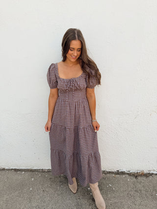 Maggie Plaid Dress