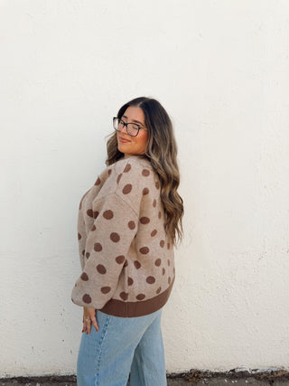 Penelope Polka Dot Cardigan