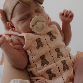 Knit Ruffle Romper | Lottie