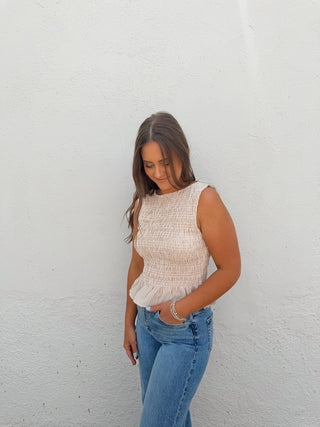 Luca Top - Taupe