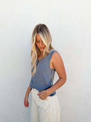 April Tank - Denim