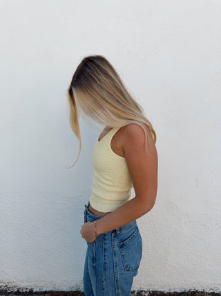 Opal Tank - Pale Yellow