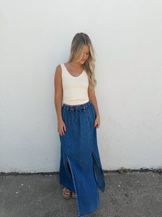 Belle Denim Skirt