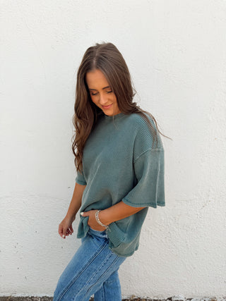 Will Waffle Tee - Teal