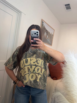 Jesus Loves You Camo Tee