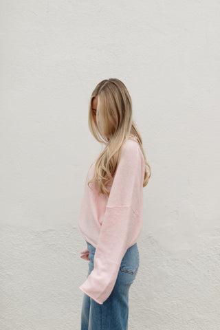 Piper Cardigan Sweater - Pink