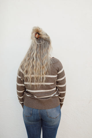 Sara Sweater Top - Mocha