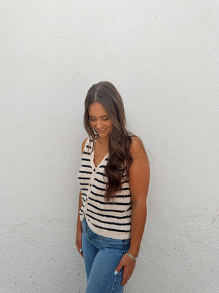 Hayes Top - Navy