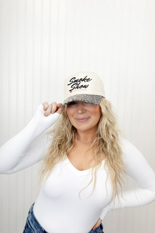 Leopard Smoke Show Trucker