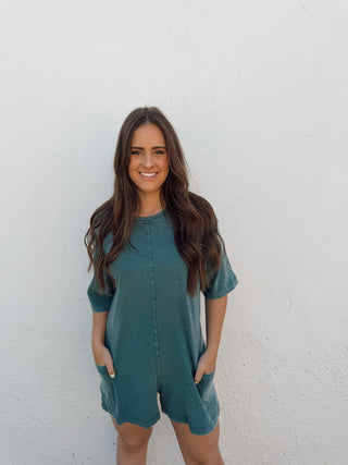 Melanie Romper - Teal