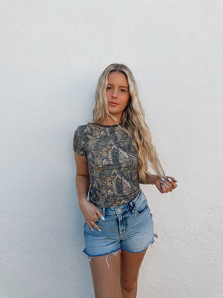 Camo Baby Tee