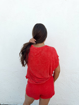 Ledger Set - Washed Red
