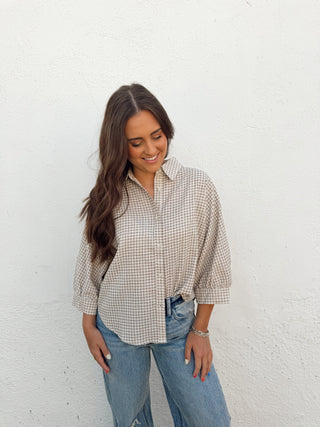 Lisa Plaid Top