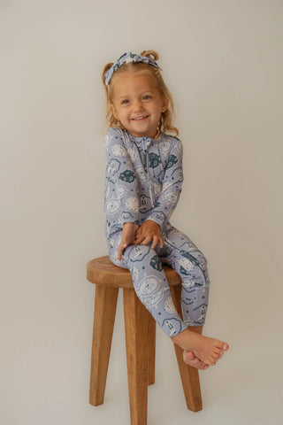 Western | Bamboo Zip Romper