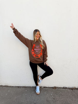Peace And Quiet Crewneck (Rooted)