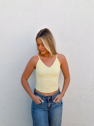Benny Tank - Pale Yellow