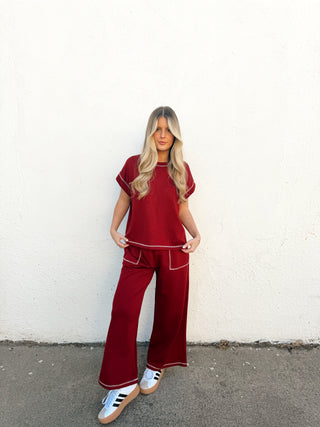 Sofia Set - Burgundy