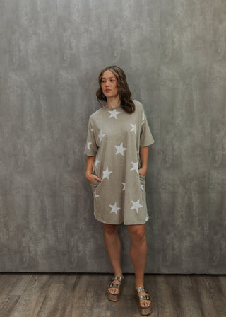 Star girl t-shirt Dress